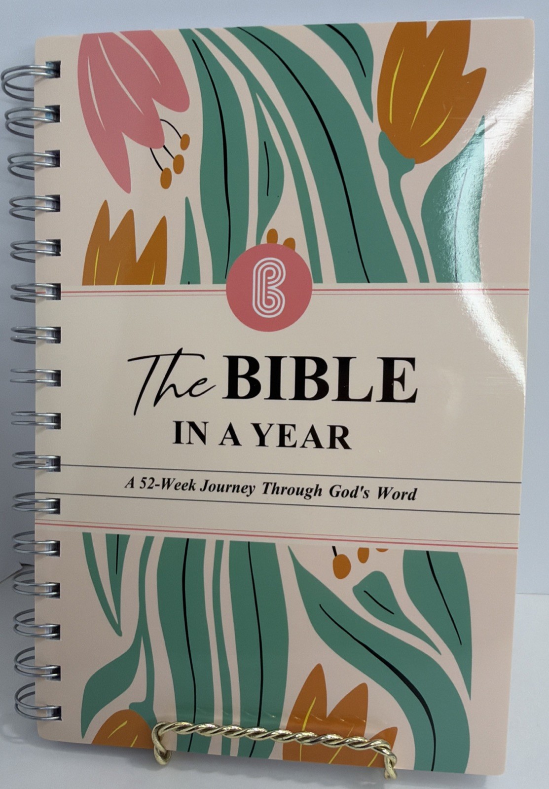 Official Spiral Bible® The Bible in a Year | 52 Week Guided Bible Study – NEW