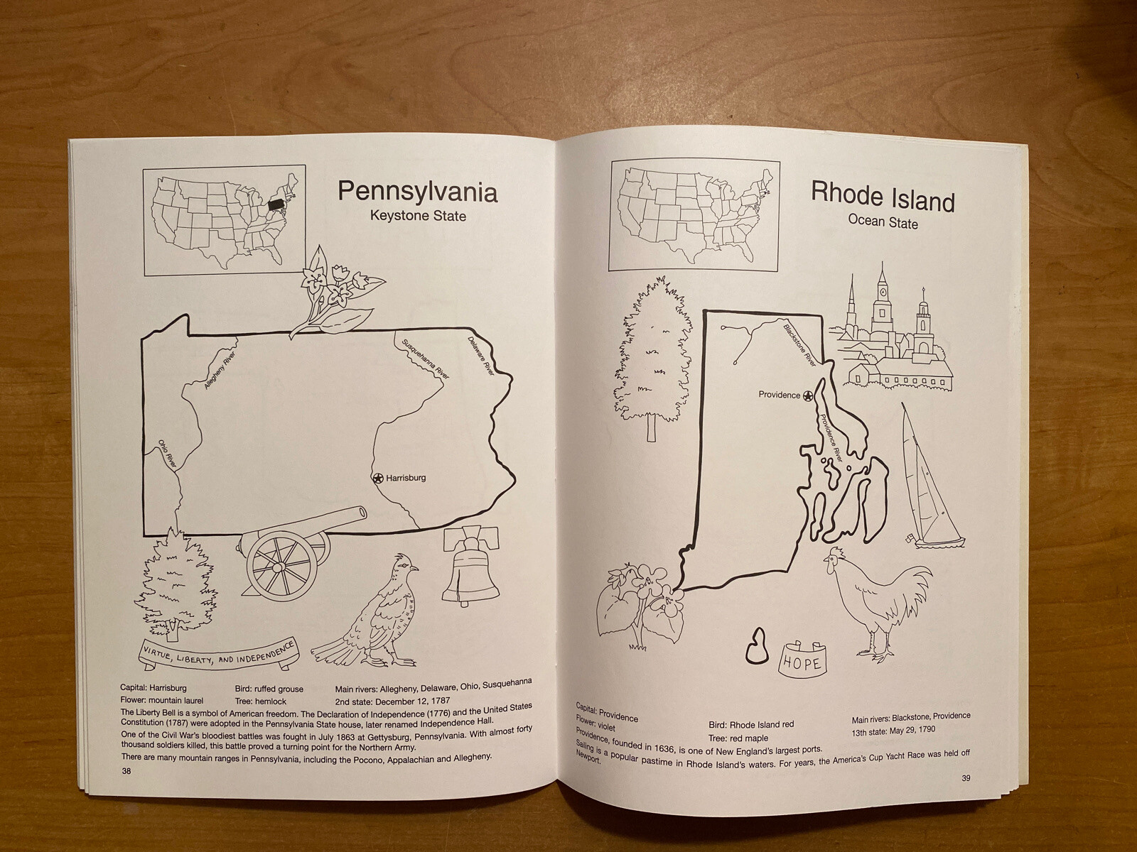 Dover History: United States Coloring Book by Winky Adam