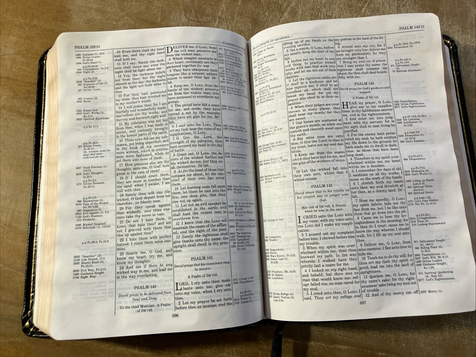 Rare 1988 Kirkbride Thompson Chain-Reference Bible KJV Handy Sz Genuine Leather