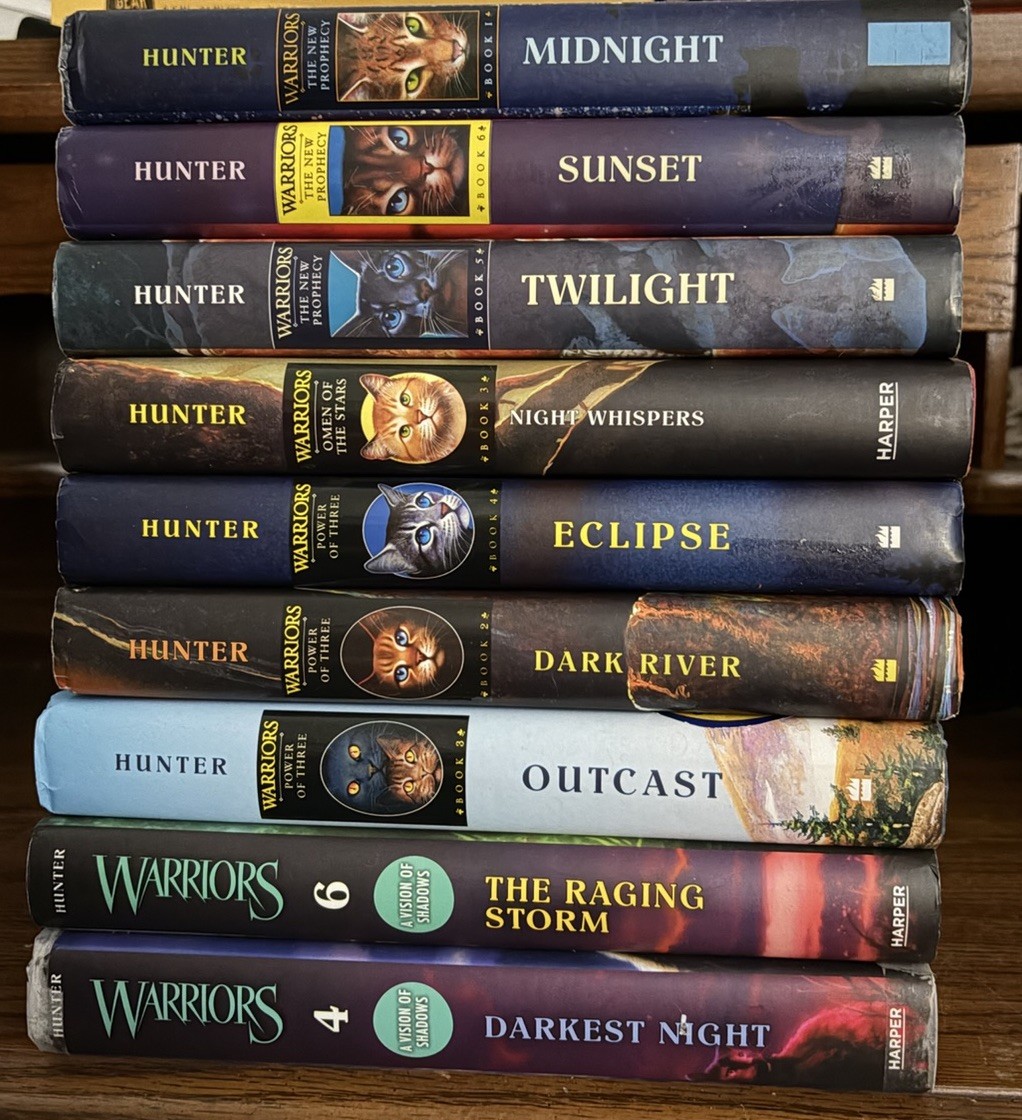 Warriors & Hunters by Erin Hunter – 16 Softcover and 9 HC/DJ