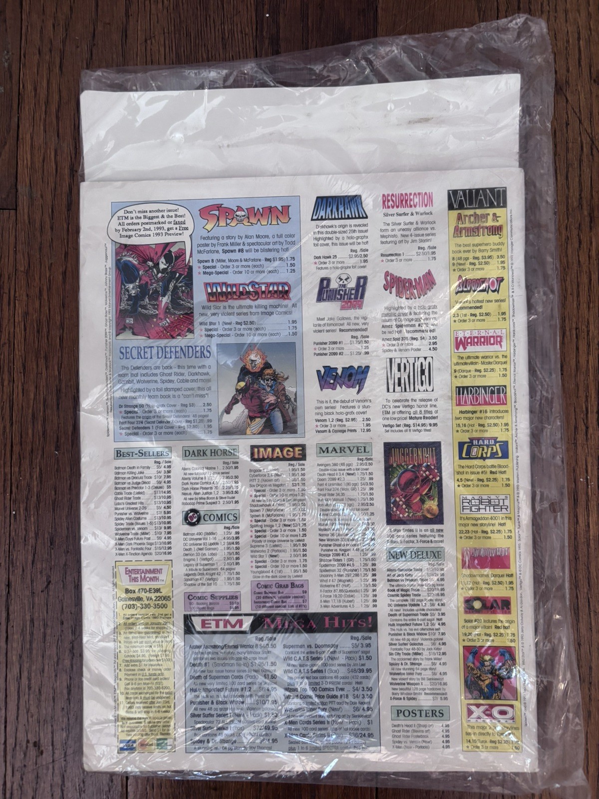 *NEW SEALED* COMIC BOOK COLLECTOR PRICE GUIDE Vol1 no2 Feb 1993 Spawn Juggernaut