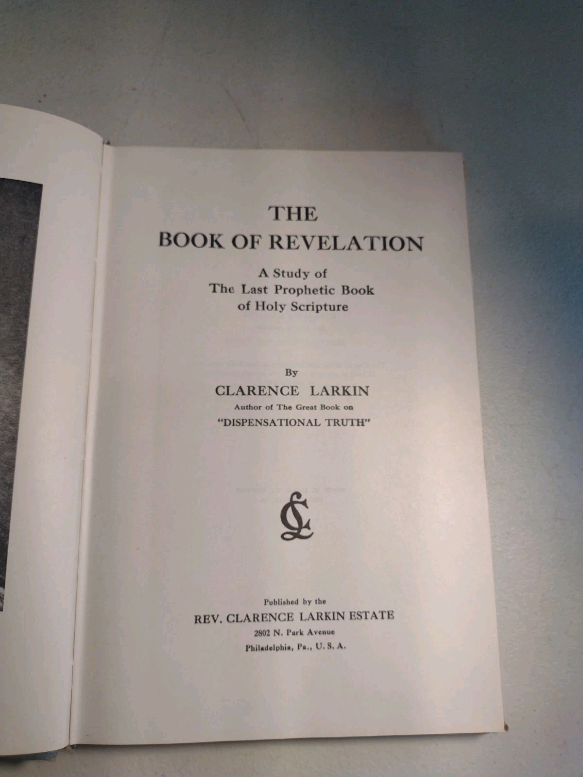 Clarence Larkin Prophecy Lot Book of Revelation 1919 & Book of Daniel 1929
