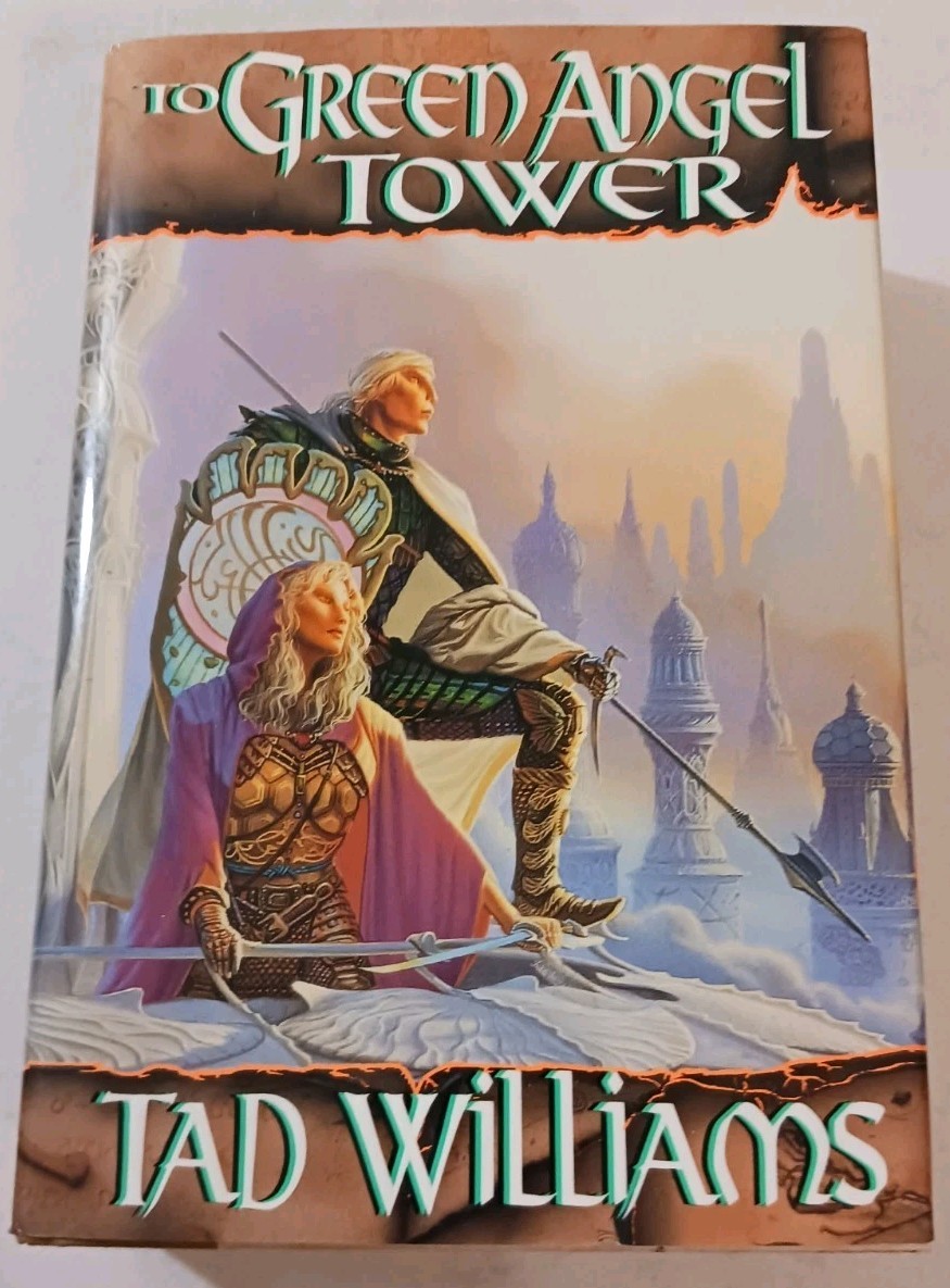 „Tad Williams“ To Green Angel Tower 1st Ed 1st Printing 1993 HC/DJ YA A Fantasy
