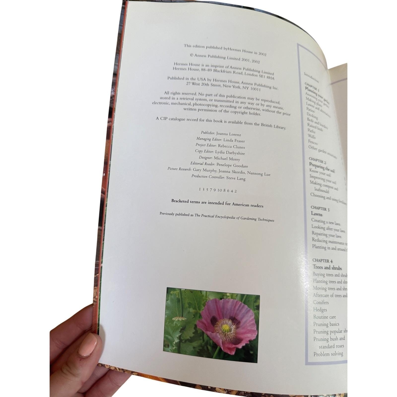 How to Garden Book Jonathan Edwards Gardening Encyclopedia Vtg 2002 Hardcover