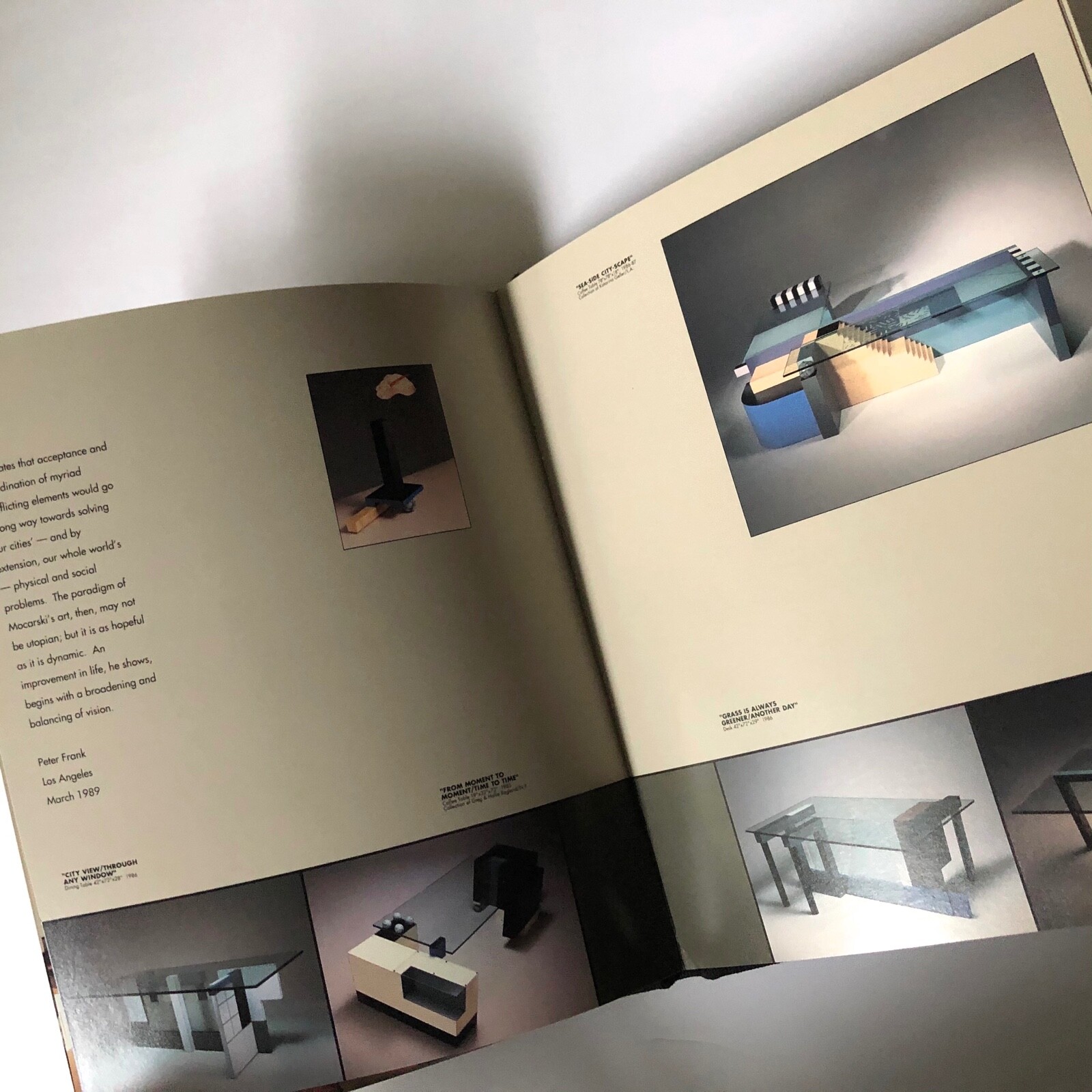 1989~TACTION DESIGN~David Mocarski~POST MODERNISM CONSTRUCTIVISM FURNITURE~Book