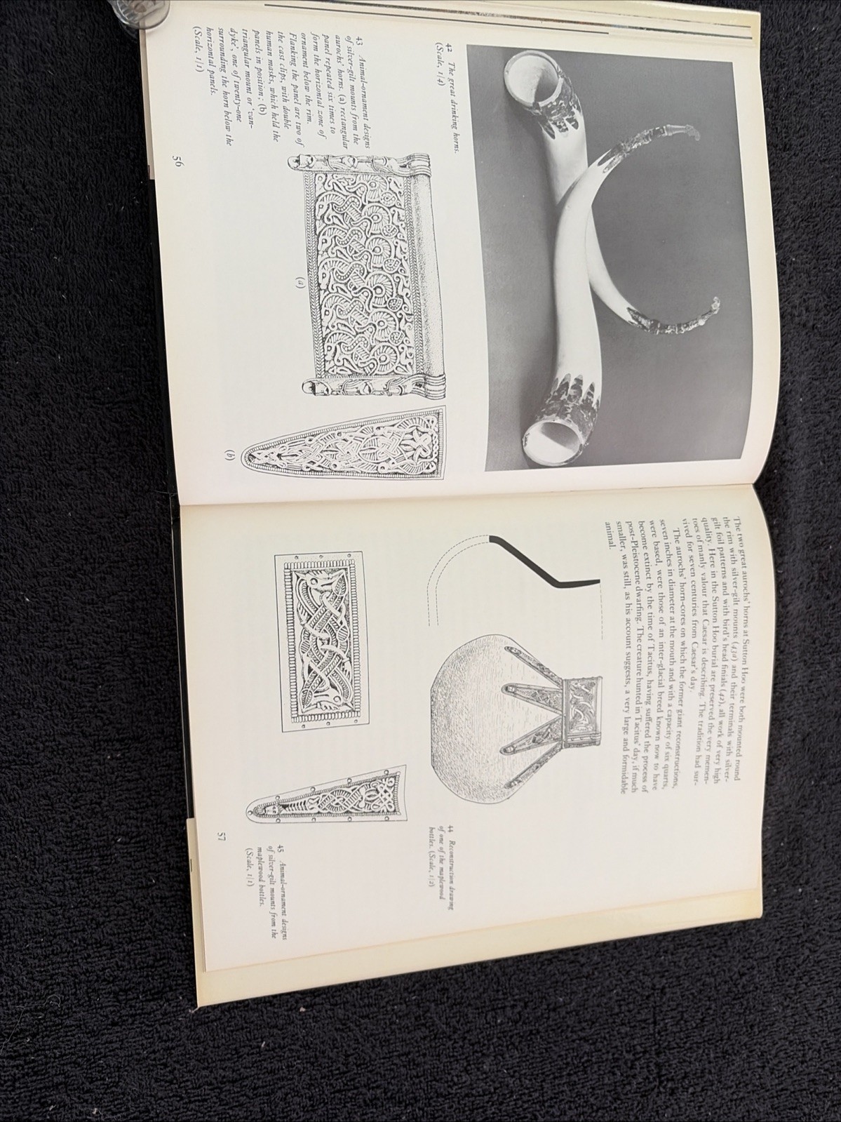 Sutton Hoo Ship Burial: A Handbook by Bruce-Mitford, Rupert HC With Dust Jacket