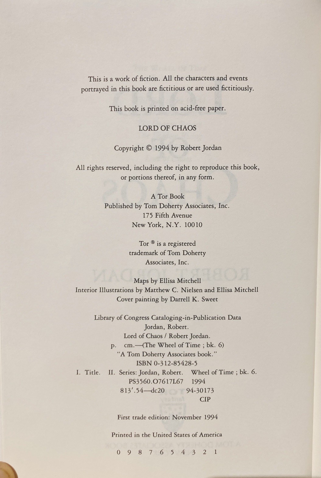The Wheel of Time Robert Jordan Hard C. Original Year Printing Lot 4, 5, 6, 7, 8