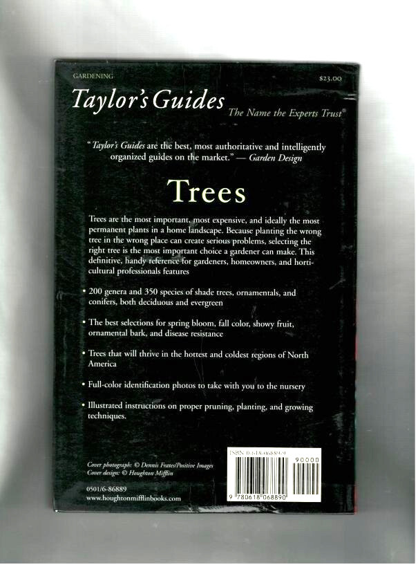 TAYLOR’S GUIDES: TREES-GUIDE TO 200 OF GARDENS IMPORTANT PLANTS-HISTORY-PHOTOS