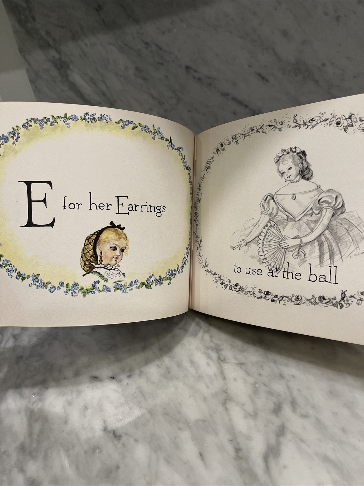 A is for Annabelle Tasha Tudor 1954 – scrapbooking baby shower – Missing 1 Page