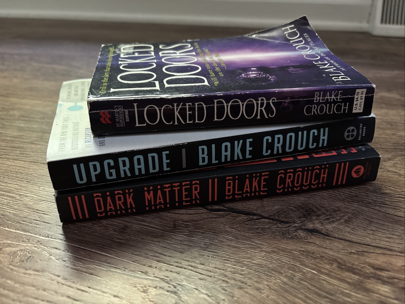 Blake Crouch Softcover Lot – Locked Doors, Upgrade, Dark Matter