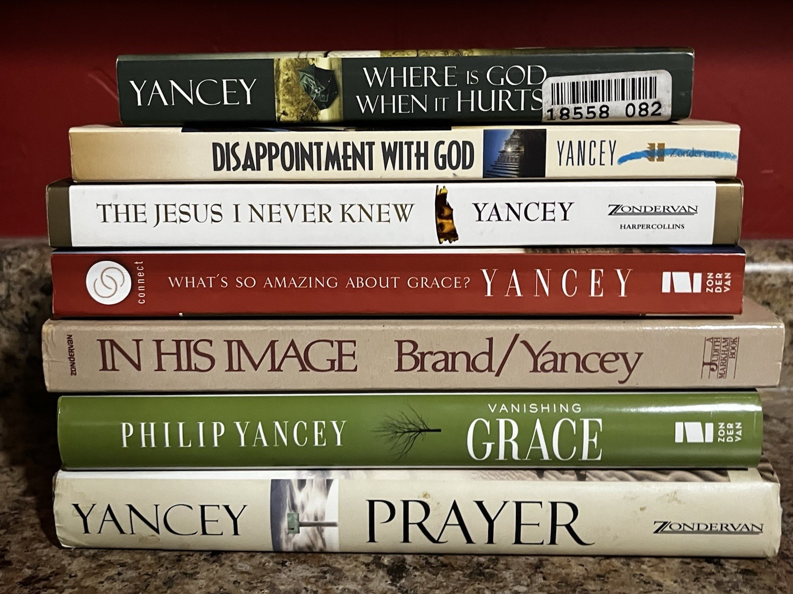 Philip Yancey 7 Book Lot Disappointment With God About Grace Jesus Christian