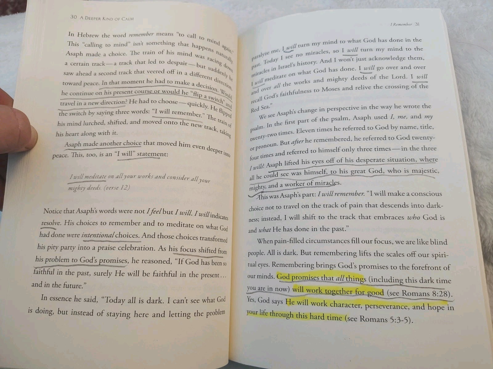 Deeper Kind of Calm : Steadfast Faith in the Midst of Adversity by Linda Dillow