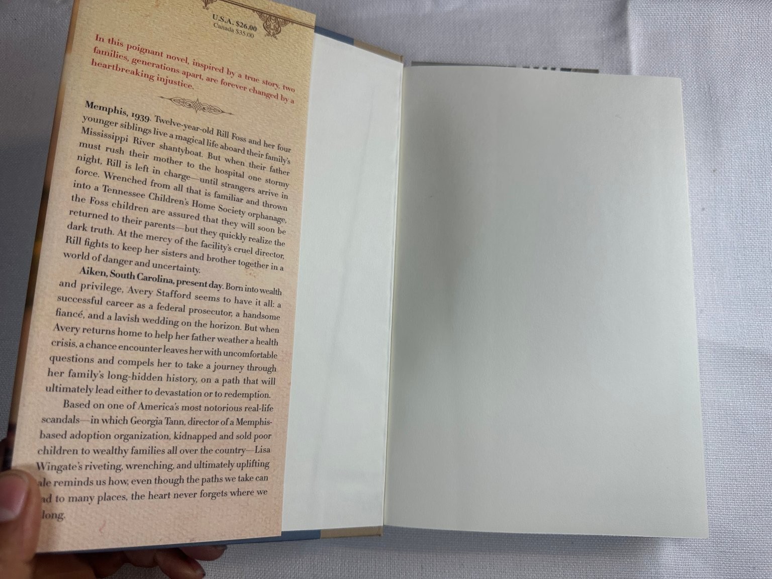 Before We Were Yours Lisa Wingate 2017 First Edition Historical Novel Ballantine