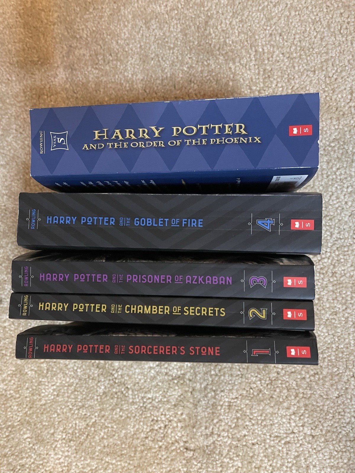 Harry Potter Special Edition Soft Back Book Set 1-4 & Regular Edition Book 5
