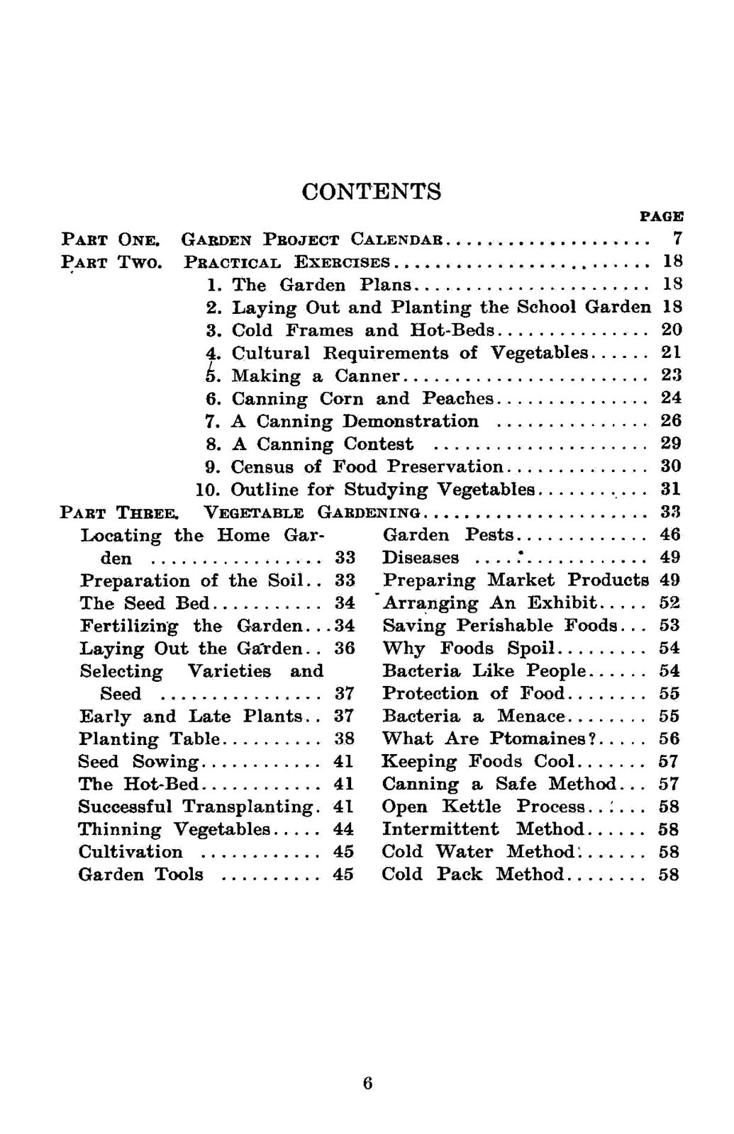 1917 Vegetable Gardening And Canning 60 Pages
