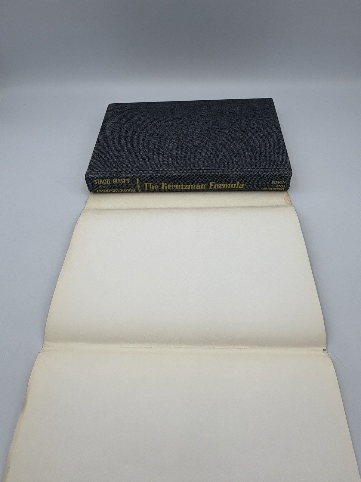 The Kreutzman Formula By Scott & Koski (1974) 1st Edition Hardcover DJ