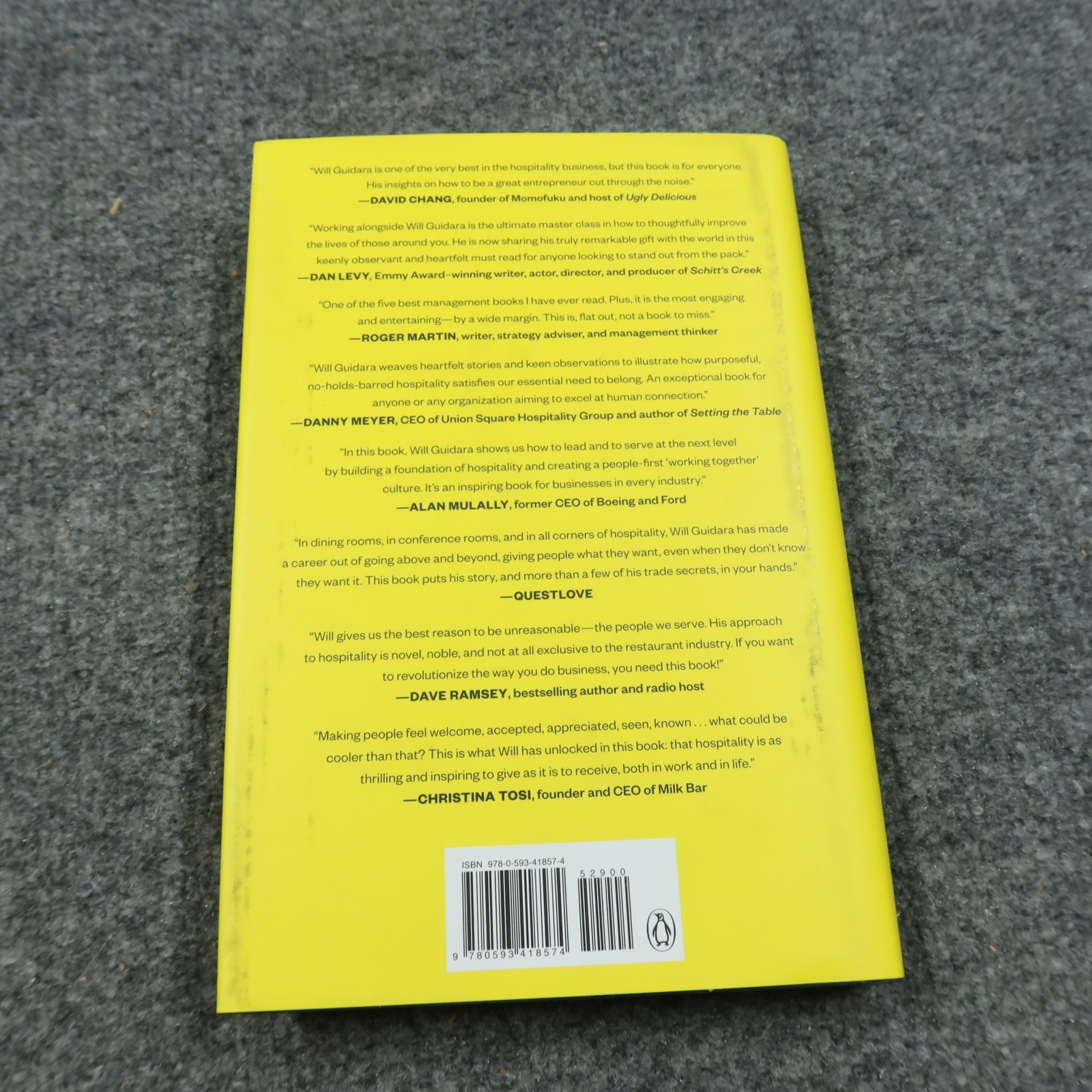 Unreasonable Hospitality: The Remarkable Power of Giving Will Guidara Hardcover