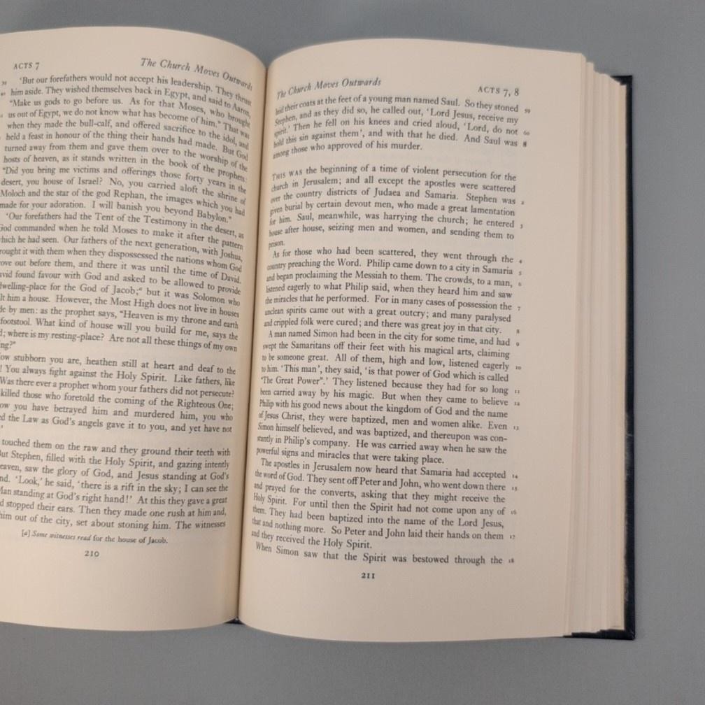 Vintage The New English Bible New Testament HC Blue Oxford 1965 United Kingdom