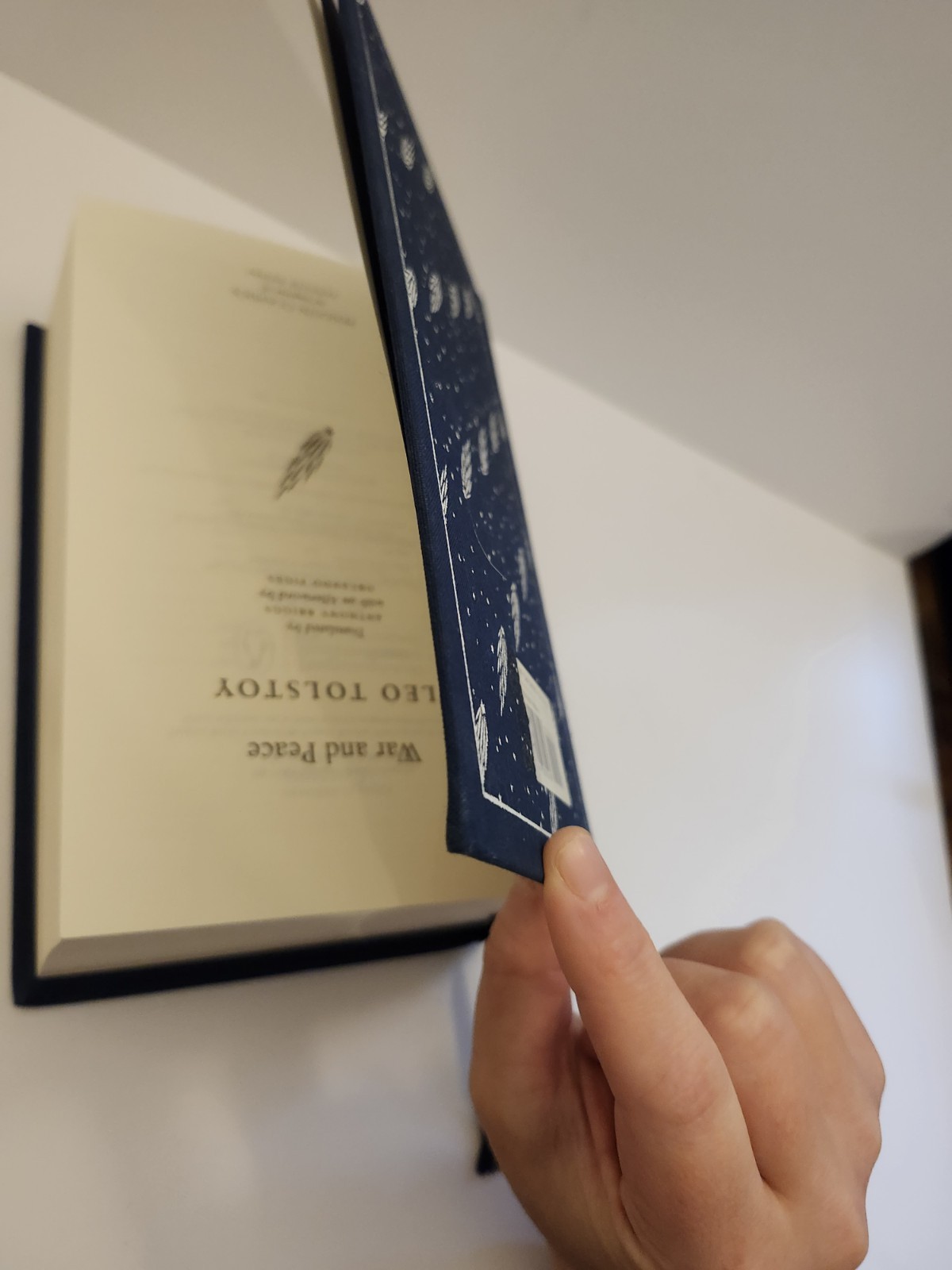 War and Peace Leo Tolstoy Penguin Classics Hardcover Upside Down Binding Error