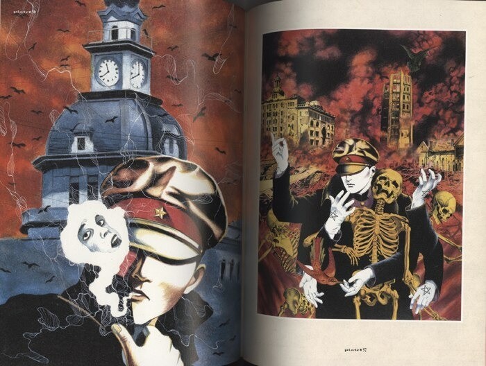 Set Suehiro Maruo“Illustration Magazine EX 1&2″Book Japan art Asia Art rare b988