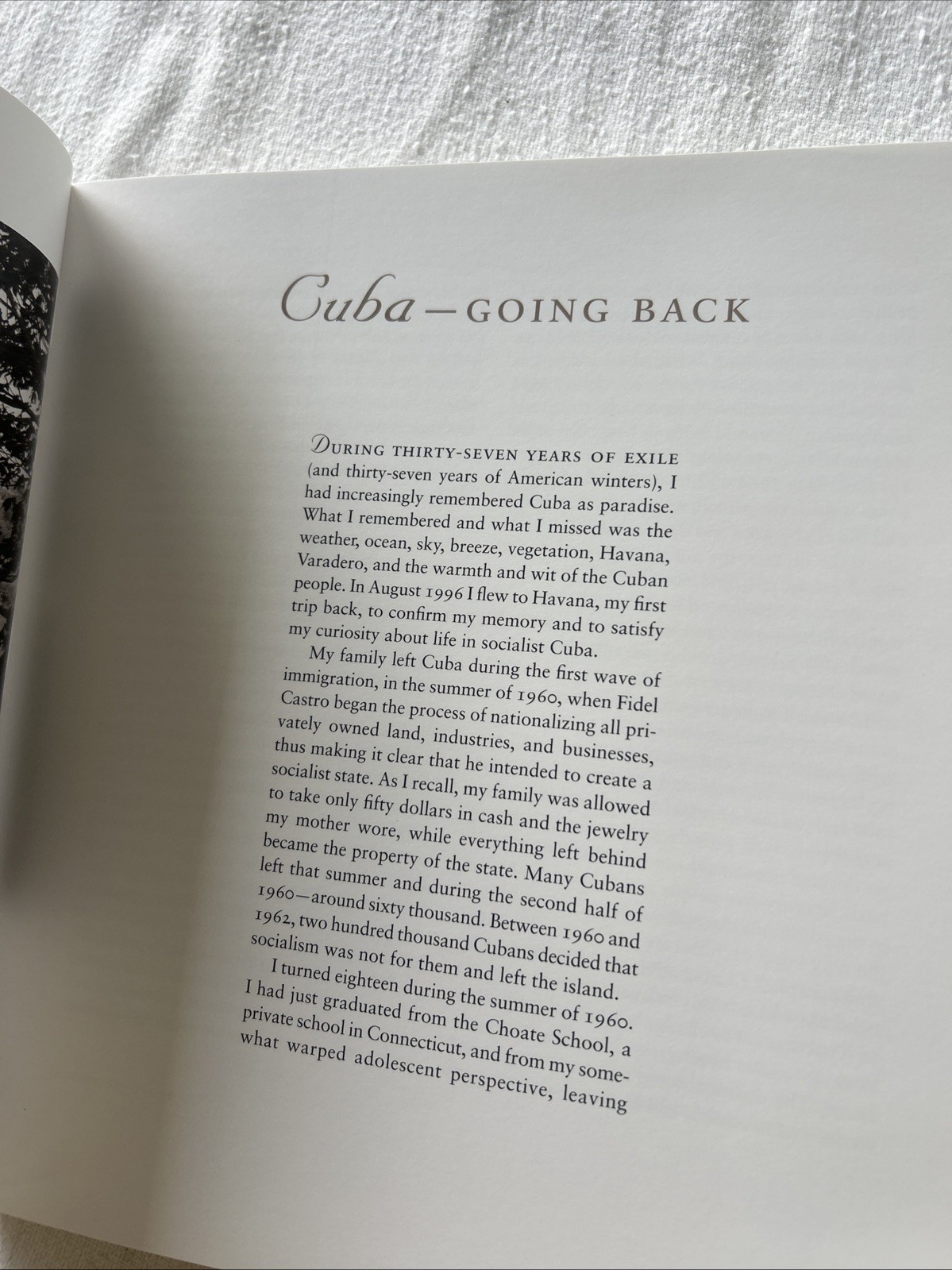 CUBA–GOING BACK By Tony Mendoza S1