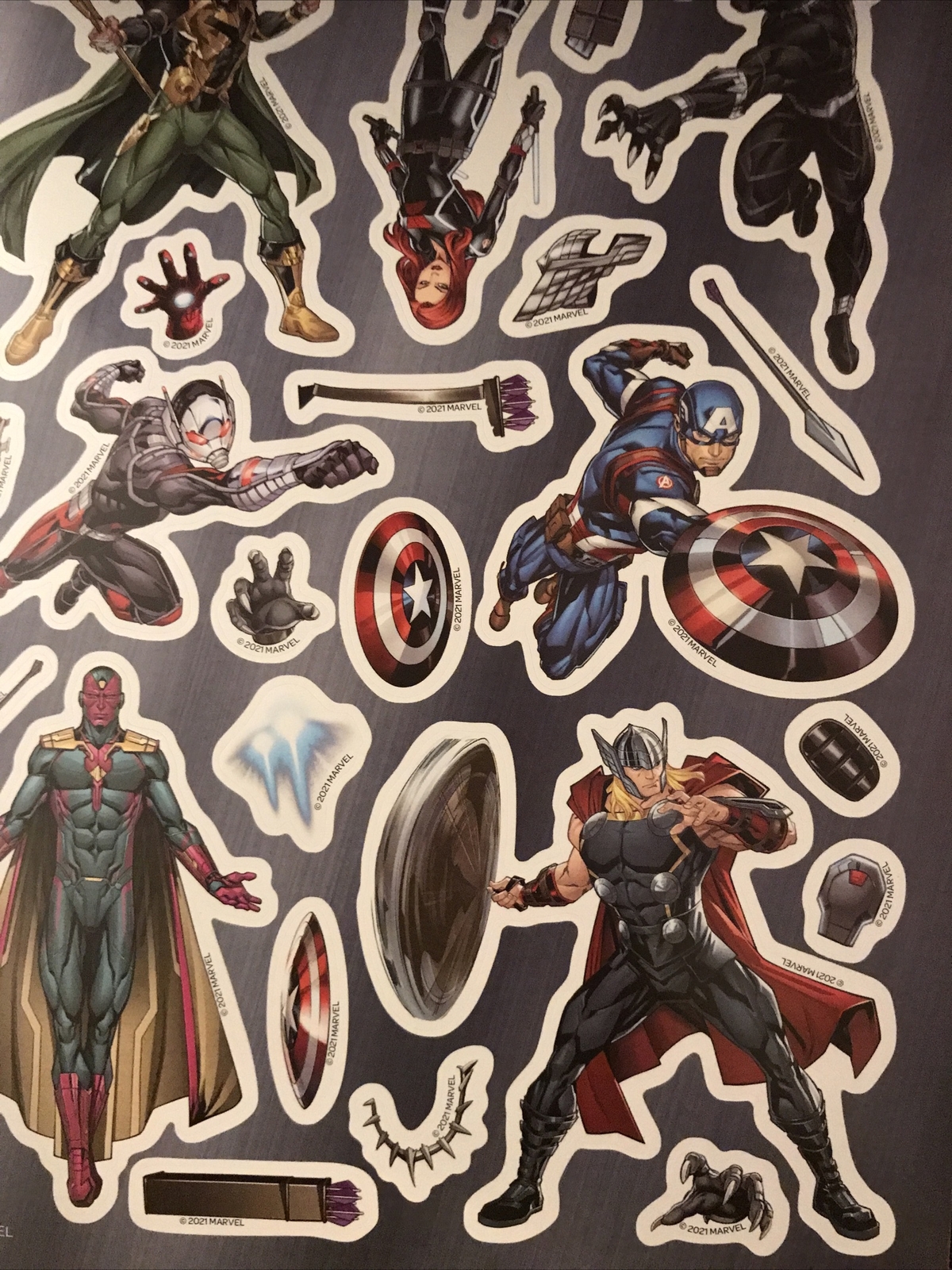 Marvel Avengers Create-A-Scene 130 Sticker Activity Pad to Color Book