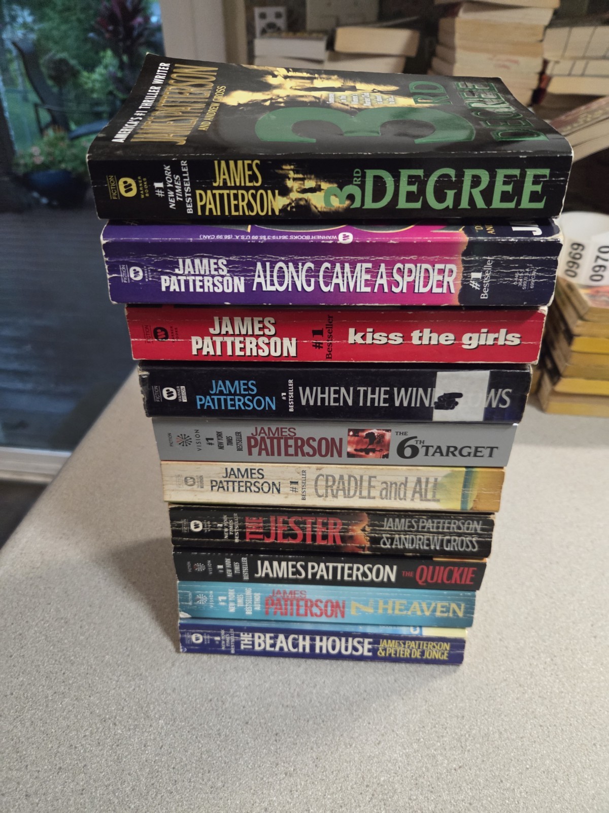 James Patterson Lot Of 10 Books. Crime Thriller Mystery. Paperback.