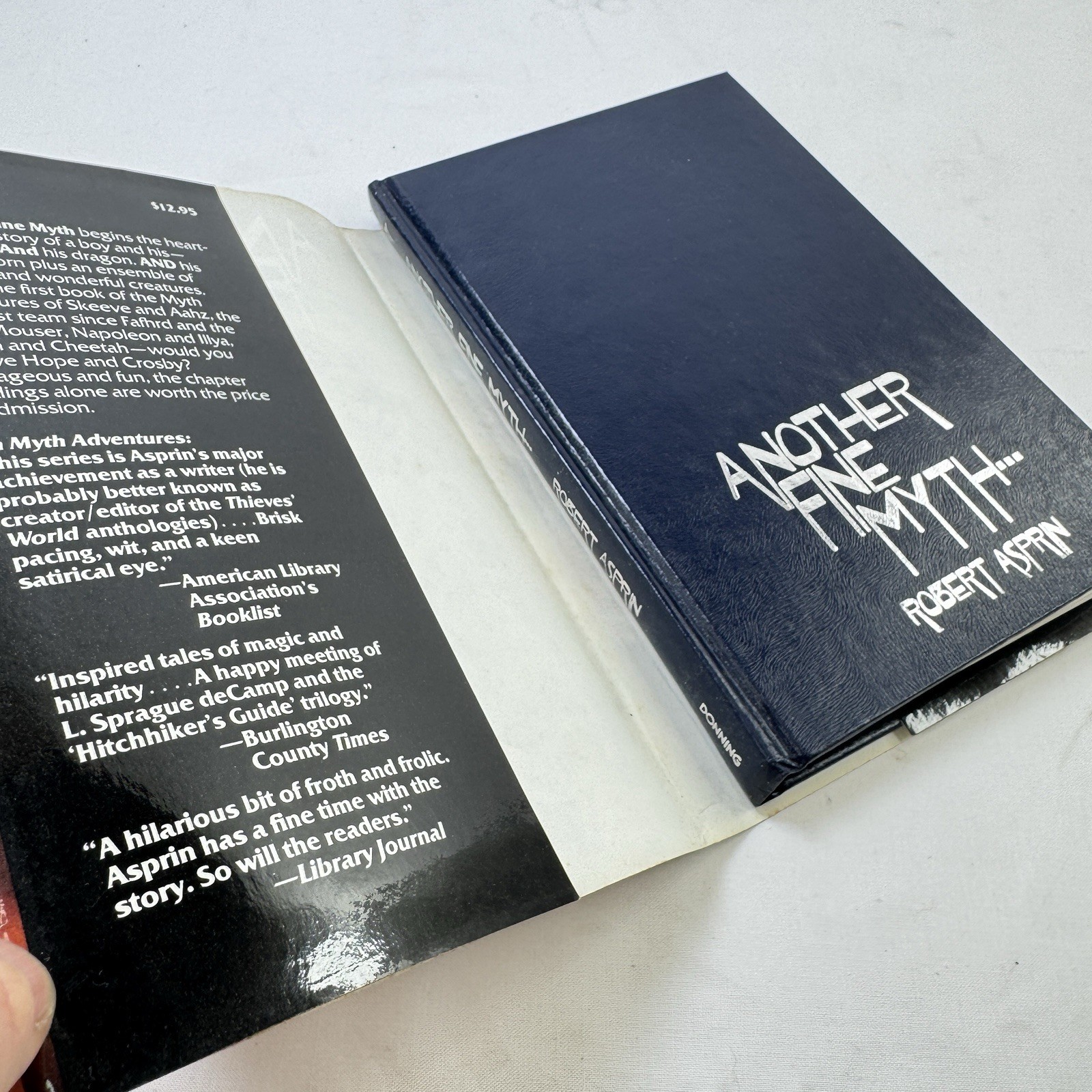 Another Fine Myth Robert Asprin SIGNED 1st Ed 1st Print Starblaze 1978 Foglio
