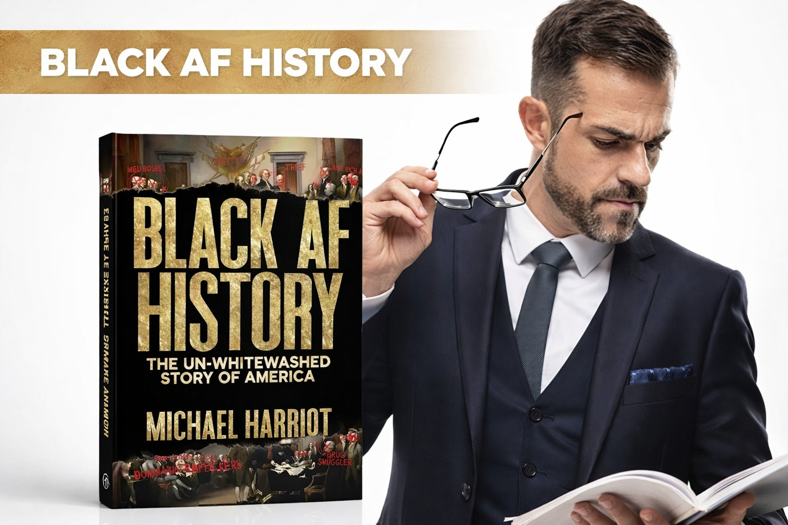Black AF History: The Un Whitewashed Story of America by “ Michael HarrioT „.