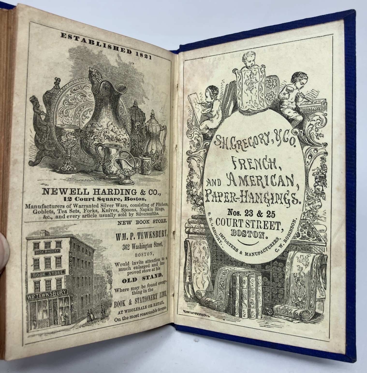 The Lady’s Almanac for 1856 Boston MA Miniature Book