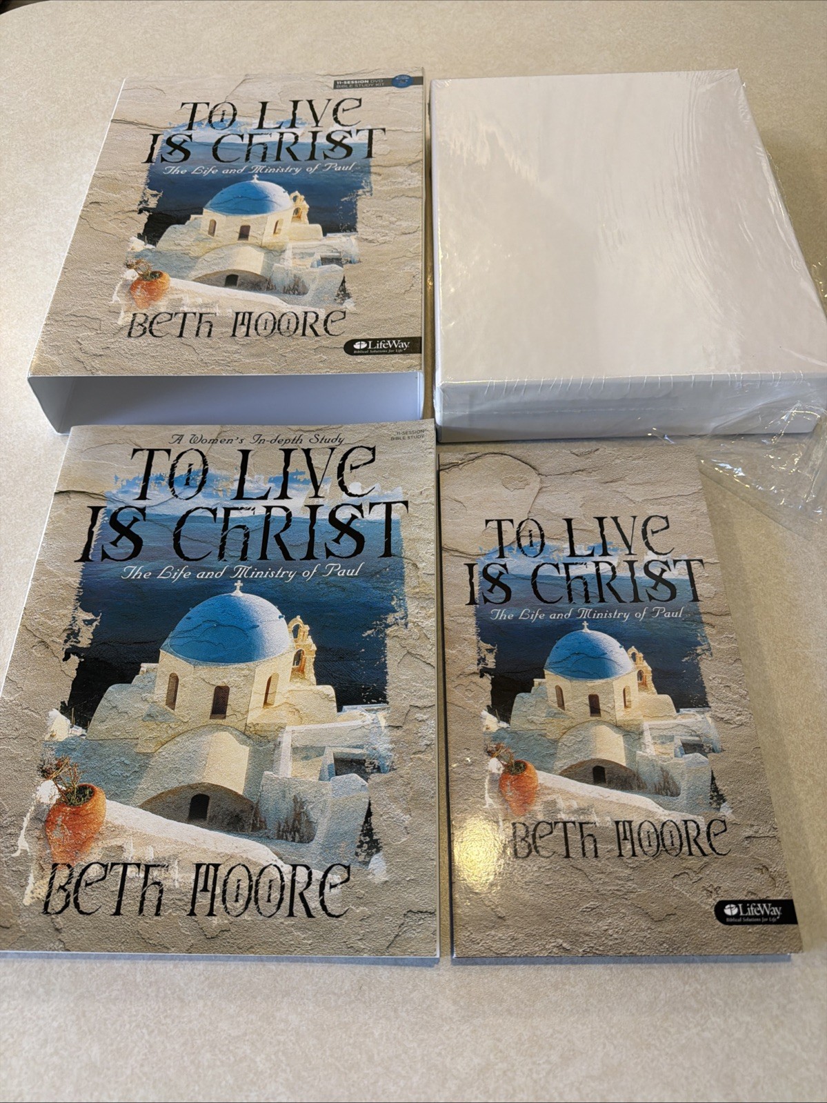 TO LIVE IS CHRIST Life and Ministry of Paul Beth Moore Kit Lifeway *READ MISSING