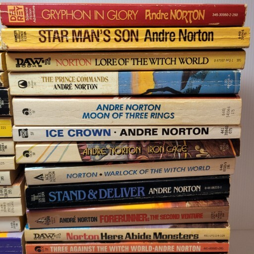 Vintage Lot Of 41 Andre Norton PB Books Fantasy Sci-fi Witch Occult 1950s-80s VG
