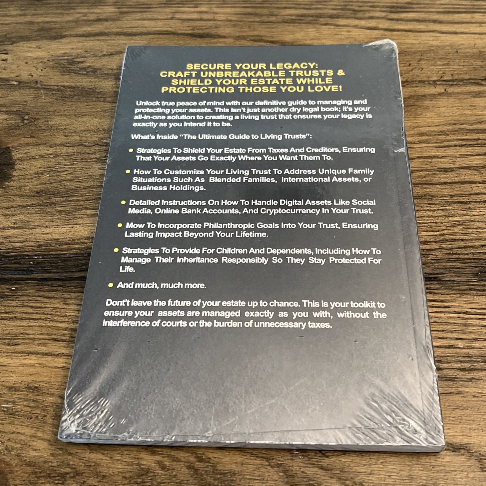 The Only Living Trusts Book You’Ll Ever Need Paperback New Sealed