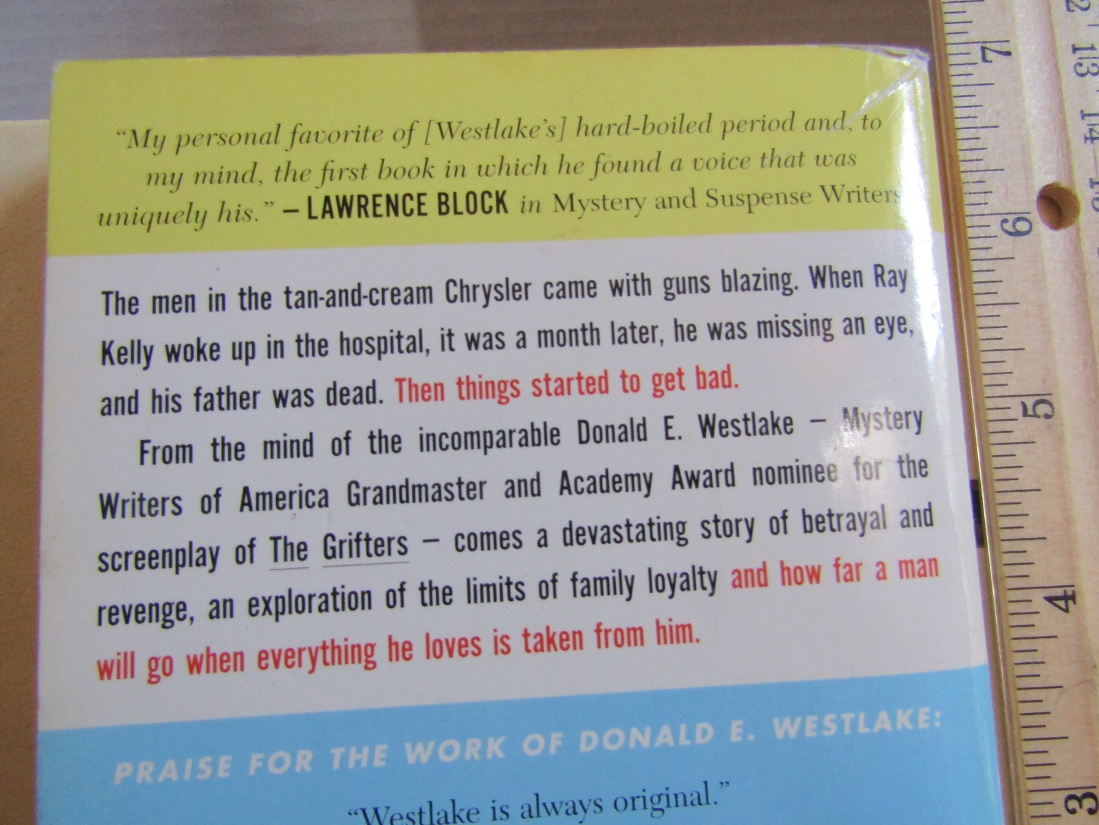 361 by Donald E. Westlake reprint 2005 G-VG unabridged complete crime classic