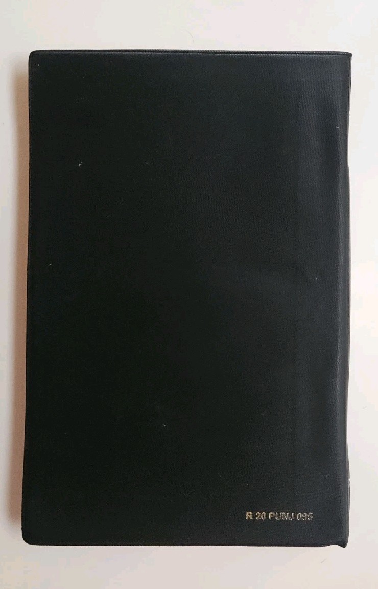 Punjabi New Testament Bible Vinyl Cover Bible Society Of India *NEW* 2009