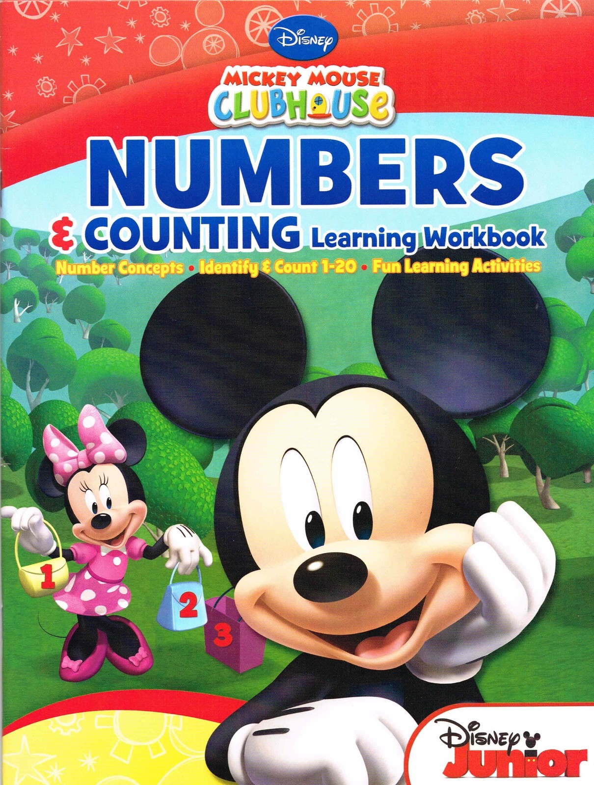 Mickey Mouse Clubhouse Numbers & Counting Learning Workbook