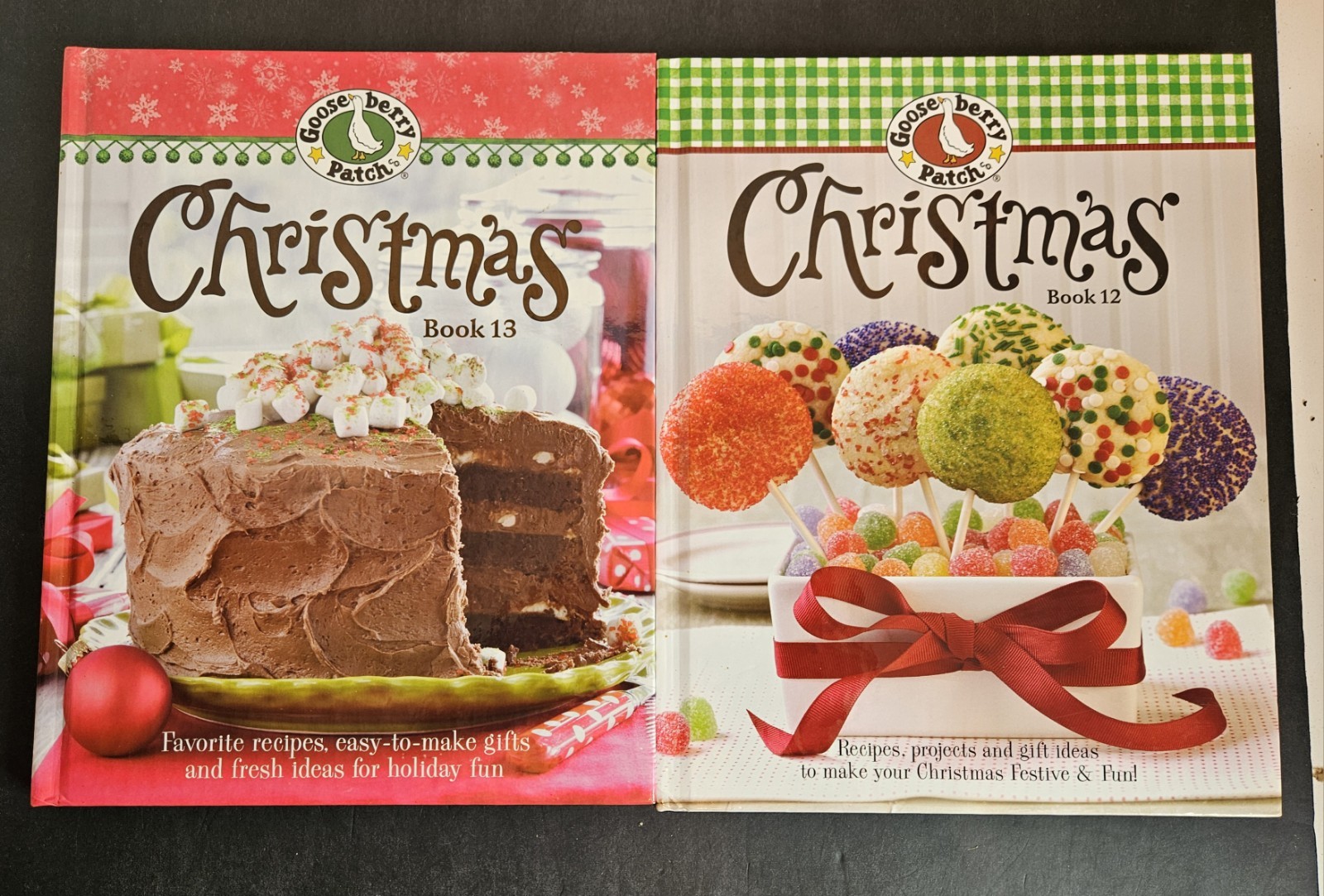 Gooseberry Patch Recipe 5 Book Lot Christmas Books 3 4 5 12 13 HC