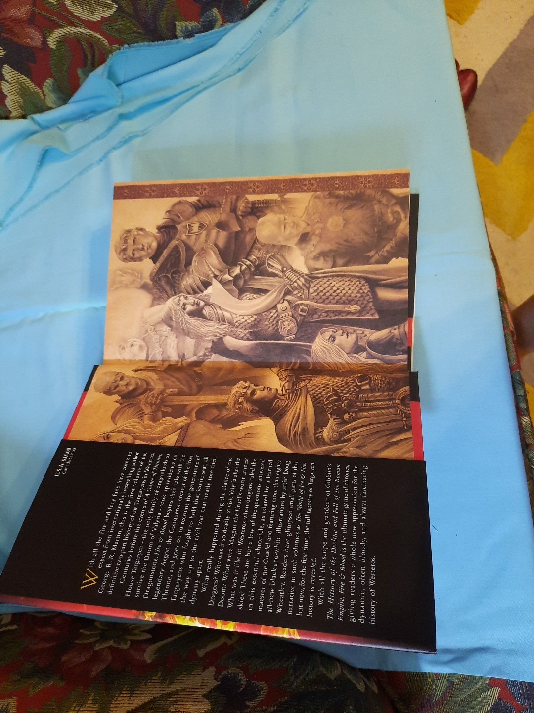 George R.R.Martin Fire & Blood First Ed.Hcdj