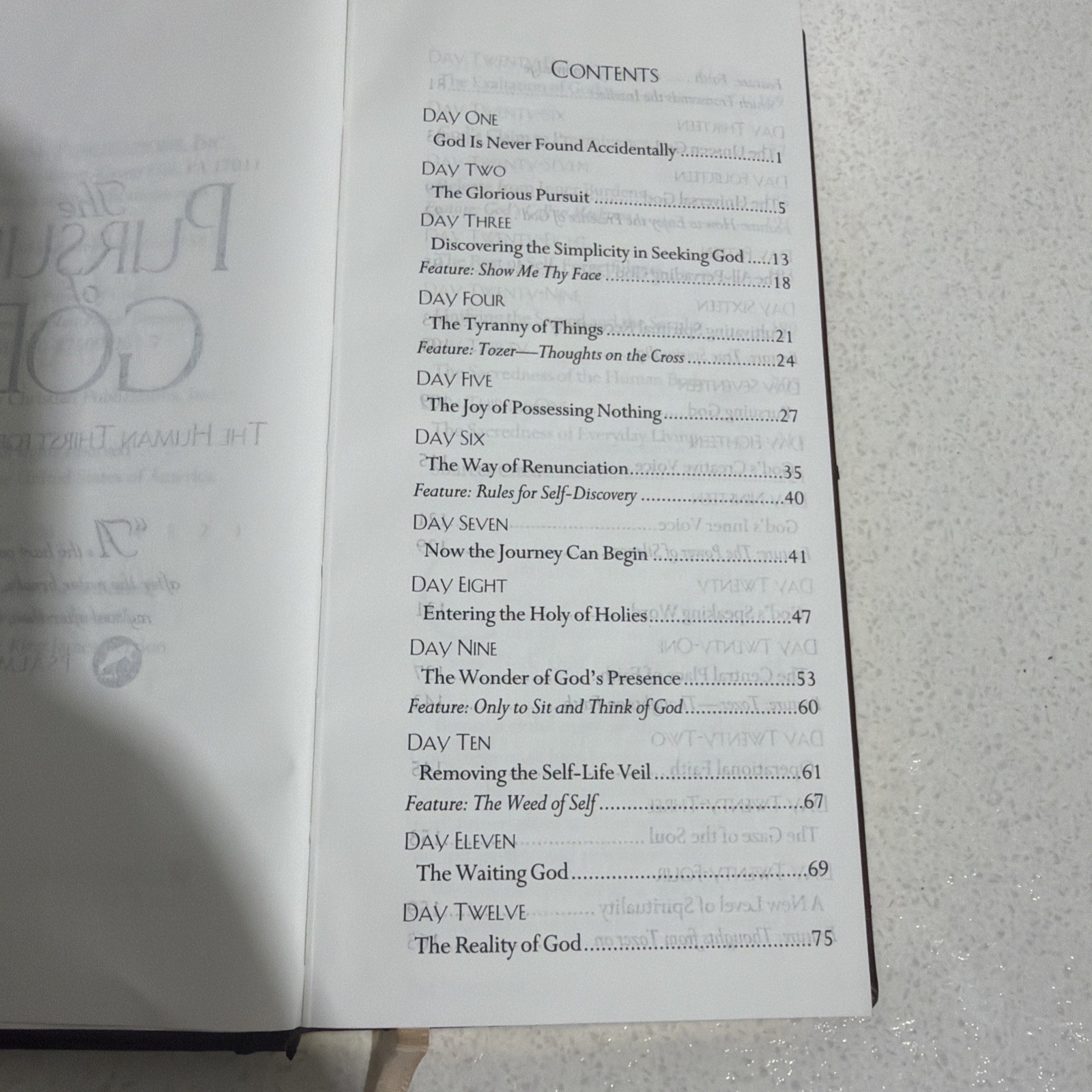 The Pursuit of God & The Pursuit of Man Devotional Readings A.W. Tozer