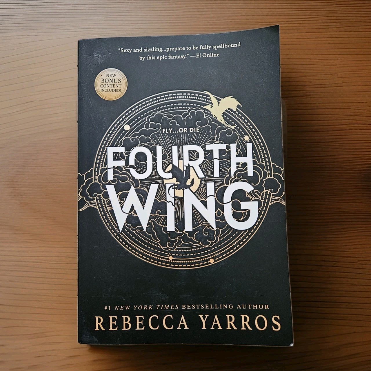 🐲 Fourth Wing 1st Printing Limited Edition Paperback Full Sprayed Dragon Edges