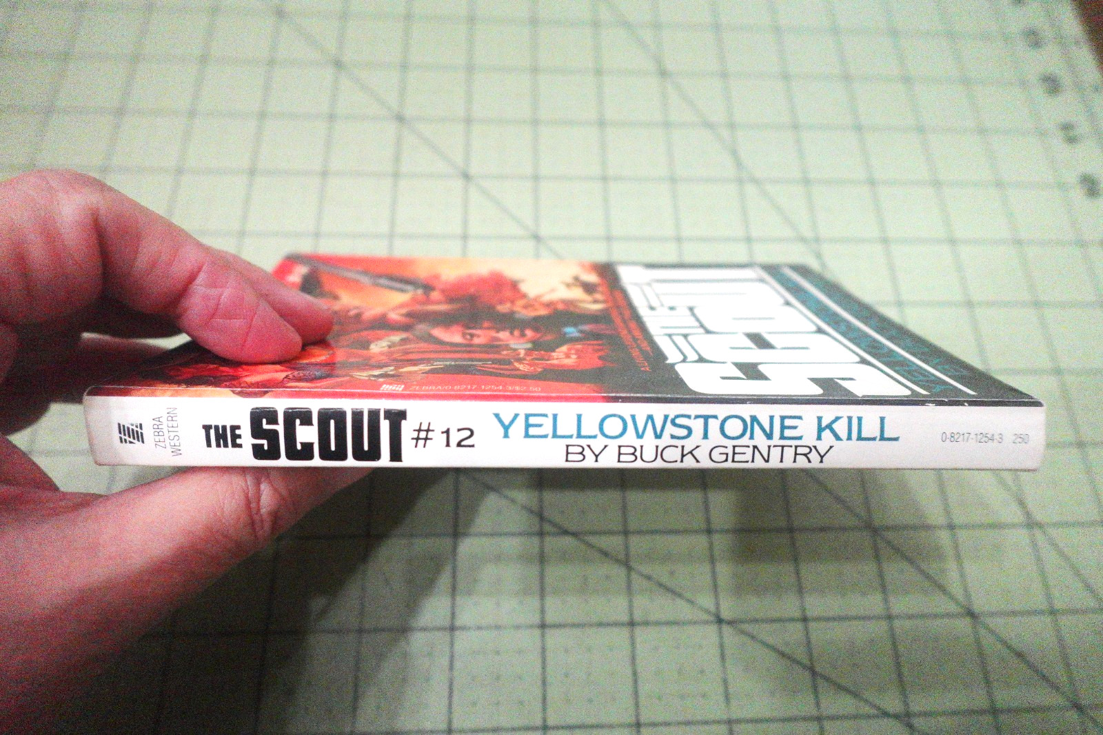The Scout #12: Yellowstone Kill by Buck Gentry 1983, Zebra Bks Action Western