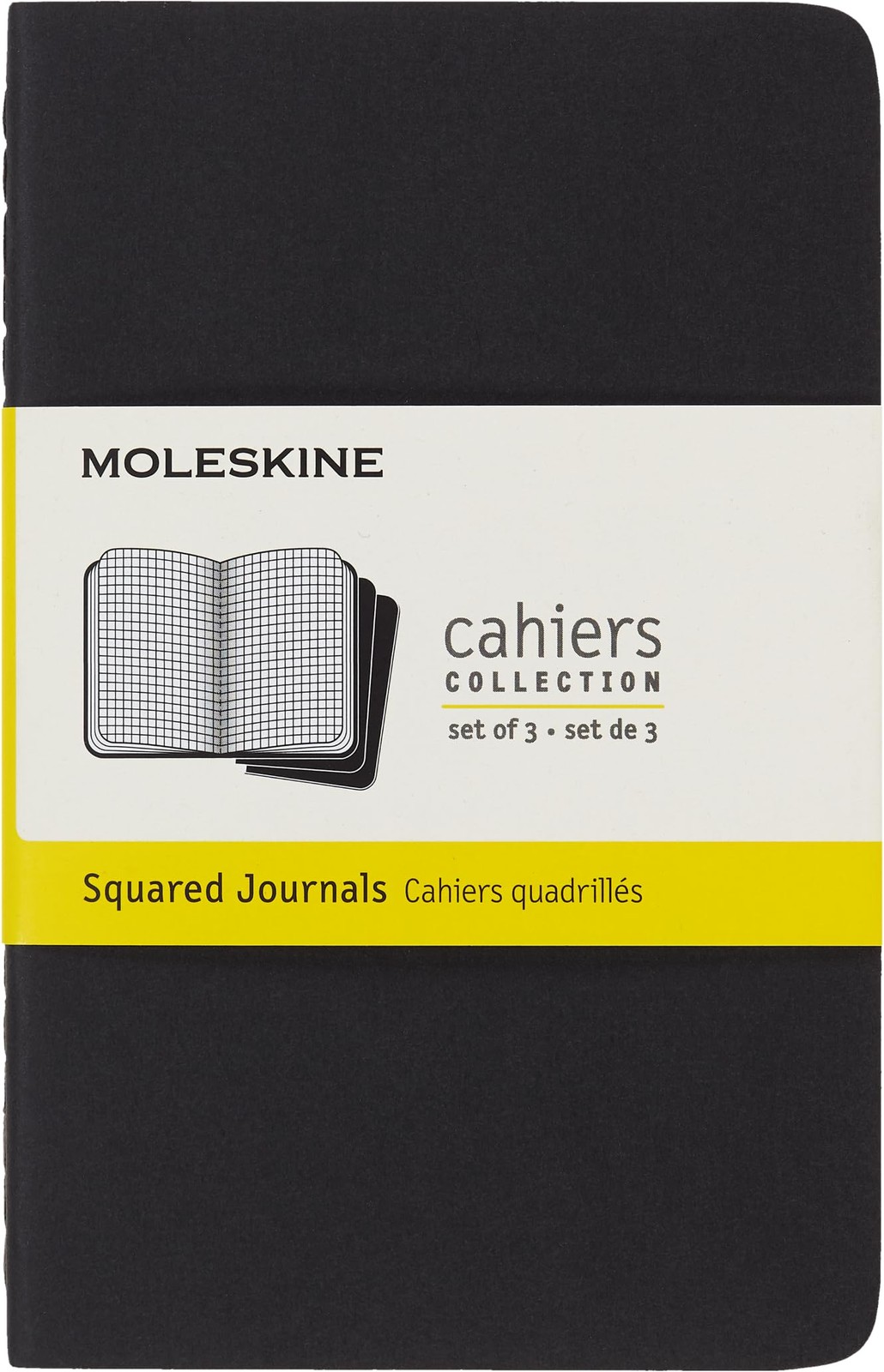Moleskine Cahier Journal, Soft Cover, Large (9 x 14 cm) Pocket, Black