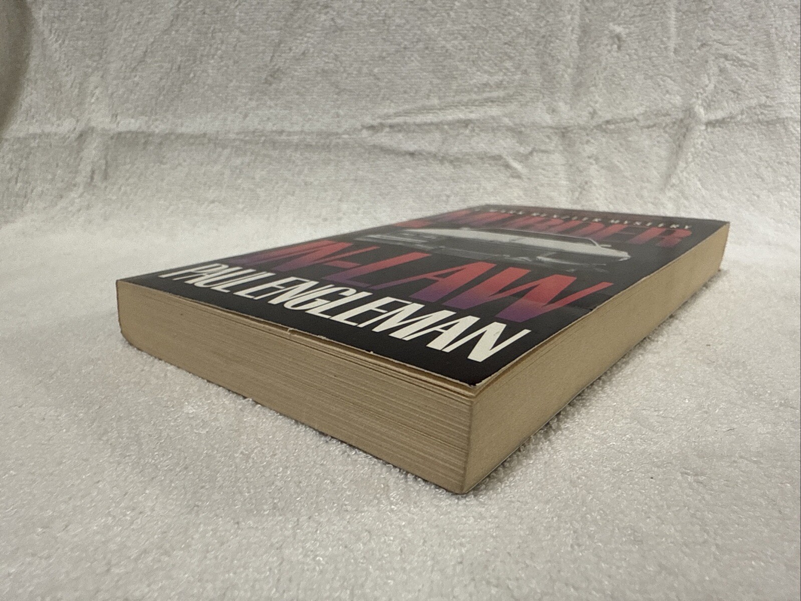 Murder-In-Law by Paul Engleman 1988 Mystery Press golf murder mystery paperback