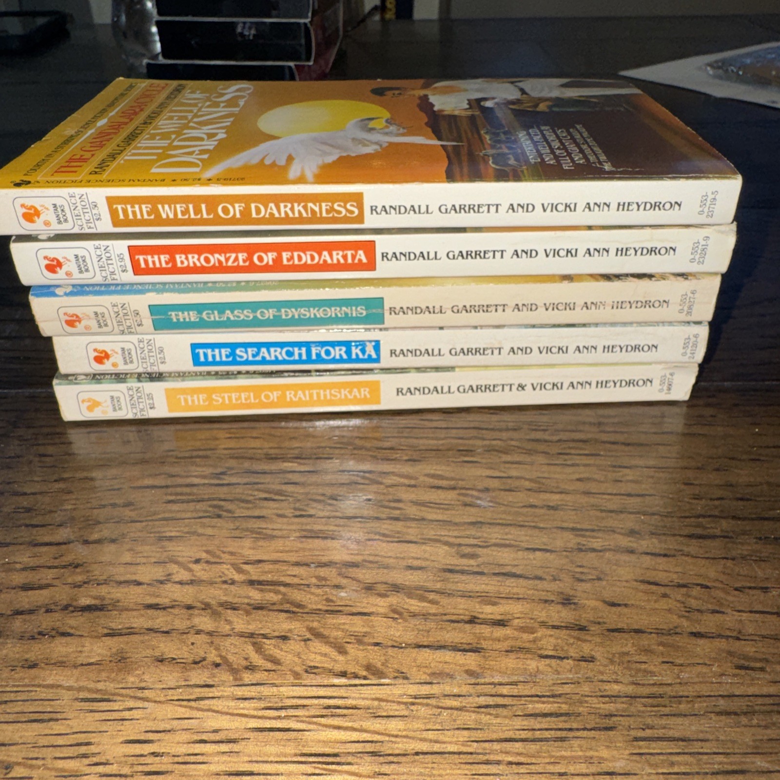 Randall Garrett & Vicki Ann Heydron lot of 5 paperback books The Gandalara Cycle