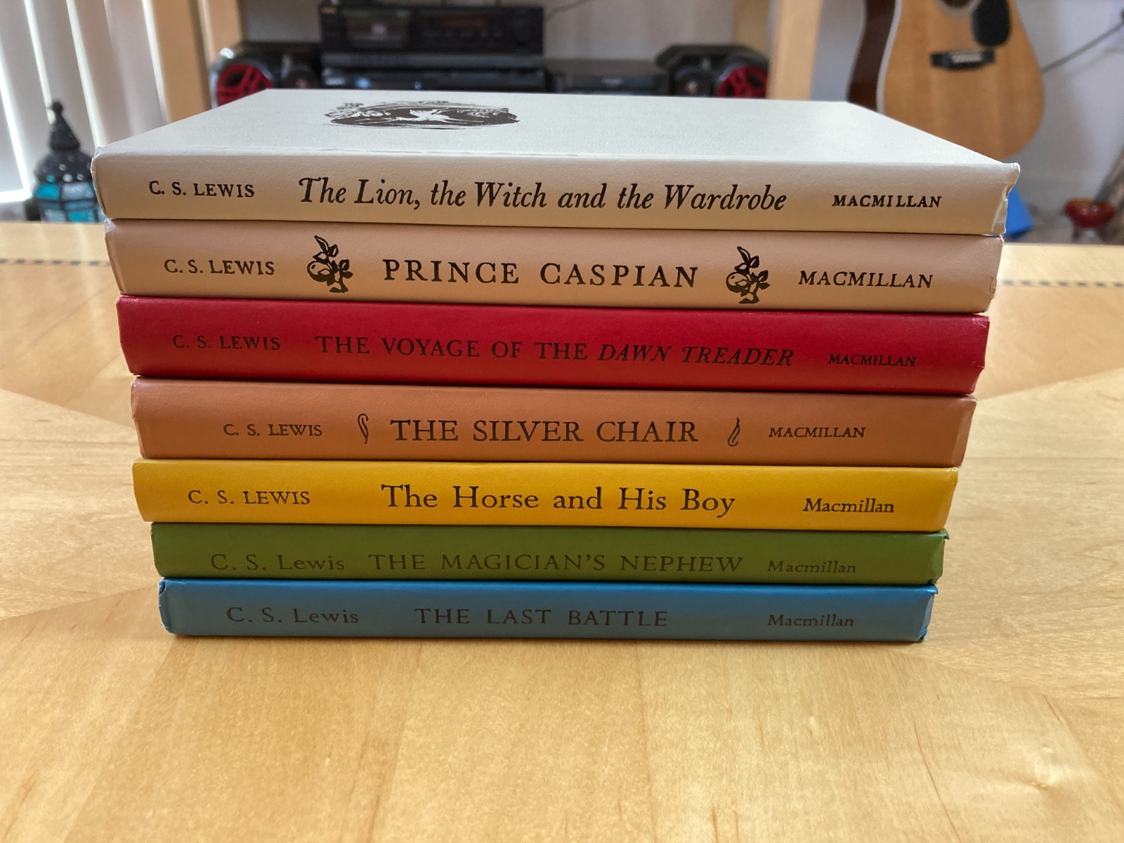 The Chronicles of Narnia – 7 Volume HB Set – C.S. Lewis – Book Club Editions