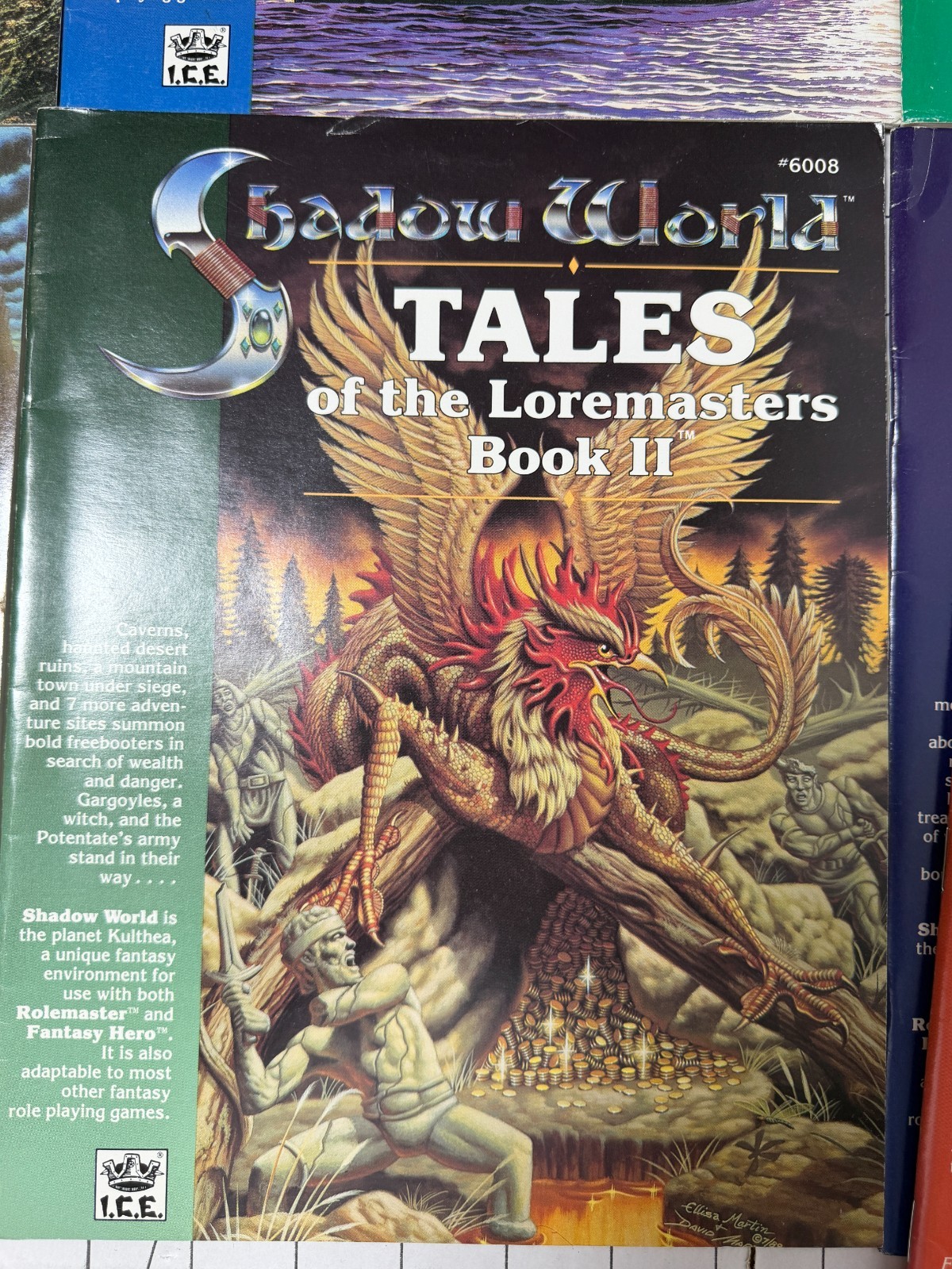 Shadow World Rolemaster Book Lot of 10 ICE Vol Kulthea Role-Playing RPG Fantasy