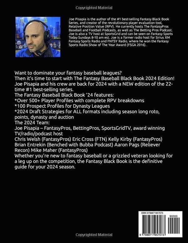 The Fantasy Baseball Black Book 2024