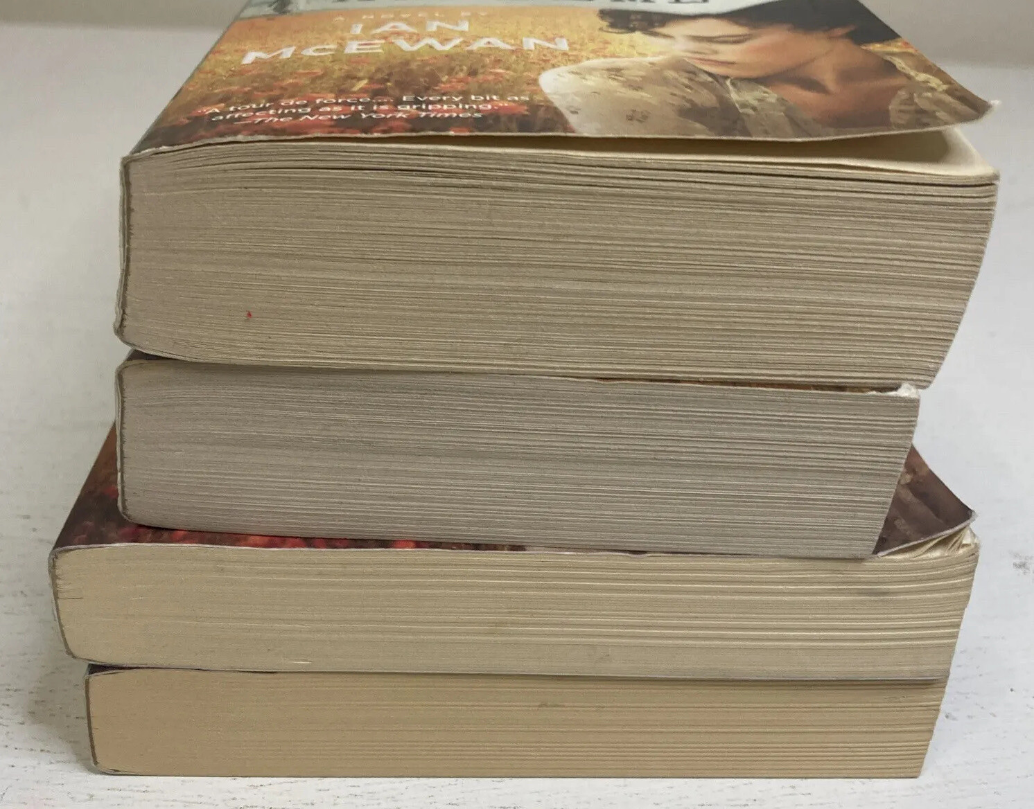 Lot of 4 Books: 4 Copies of Atonement A Novel By Ian McEwan…