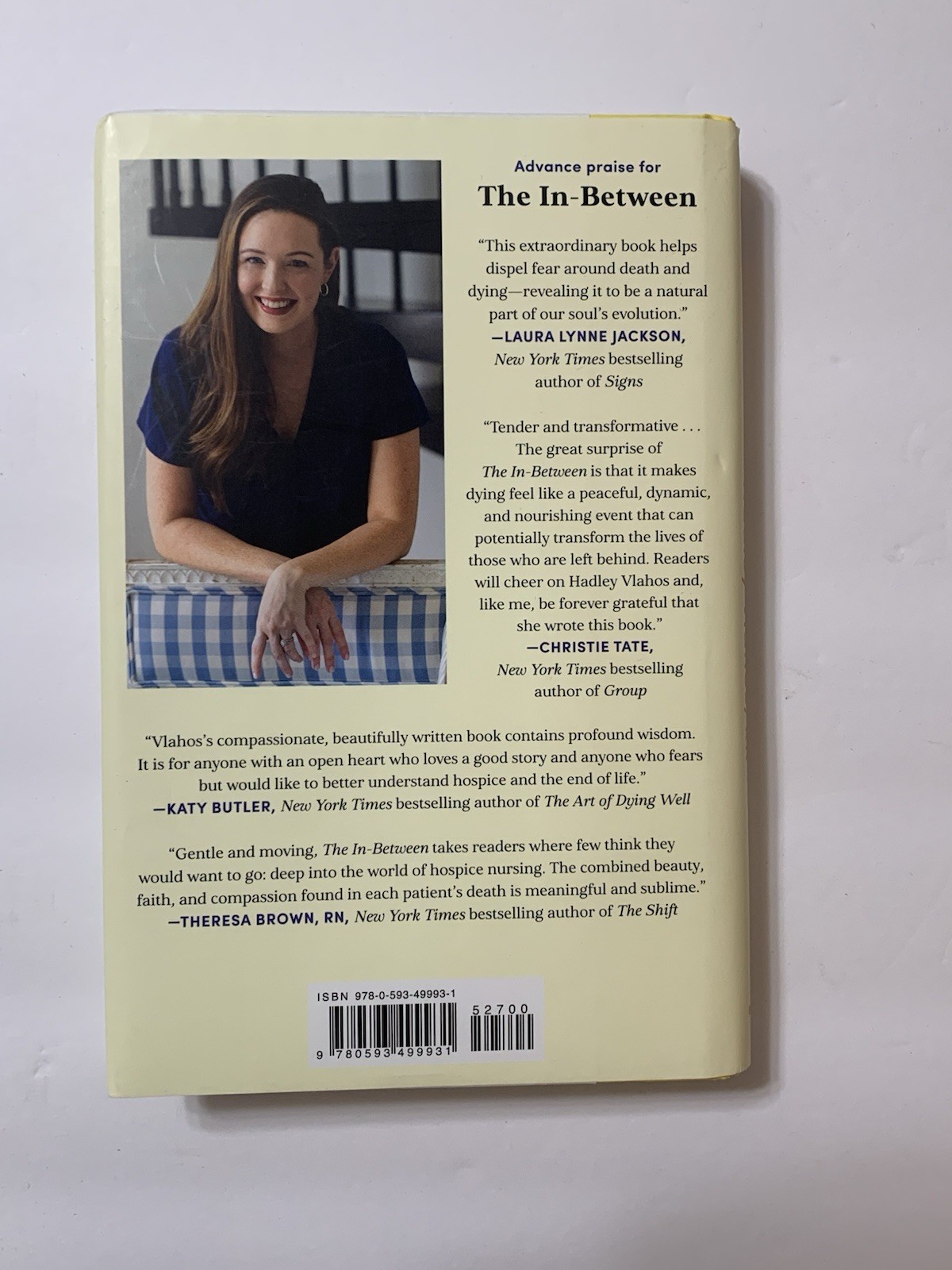 The In Between By Hadley Vlahos R.N. Hardcover 2023