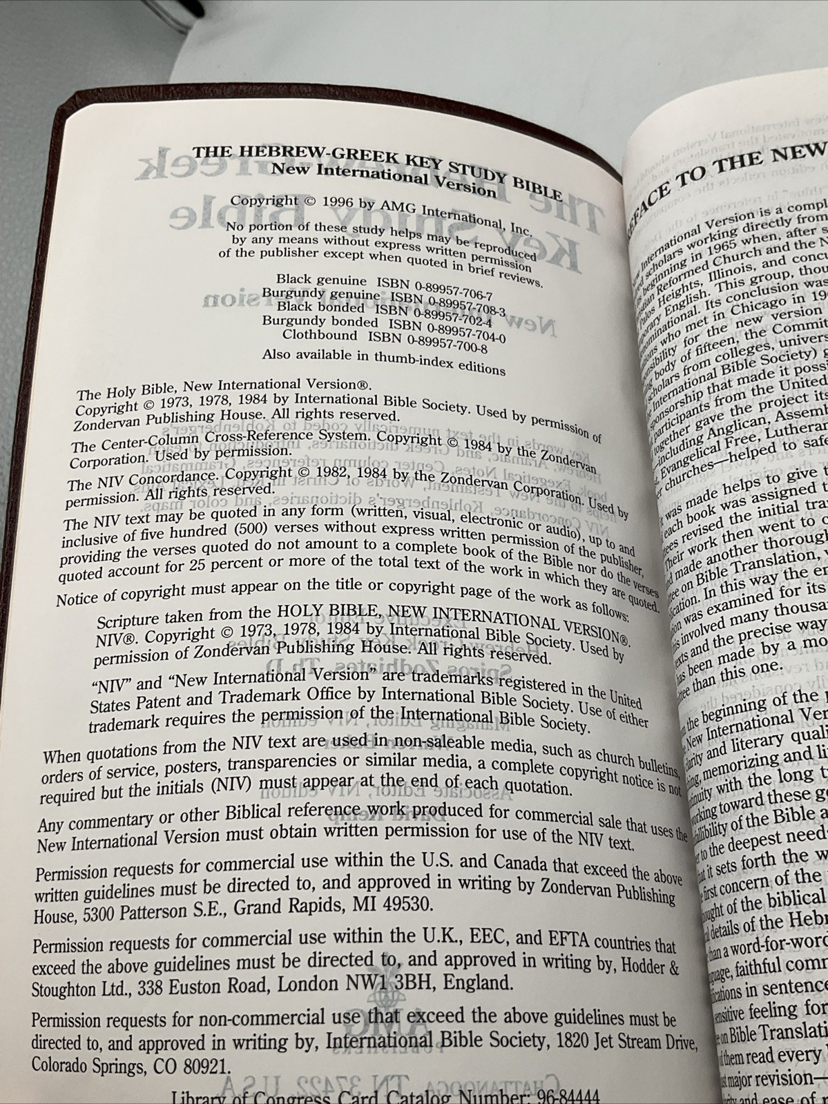 Hebrew-Greek Key Study Bible New international version zodhiates, AMG publishers